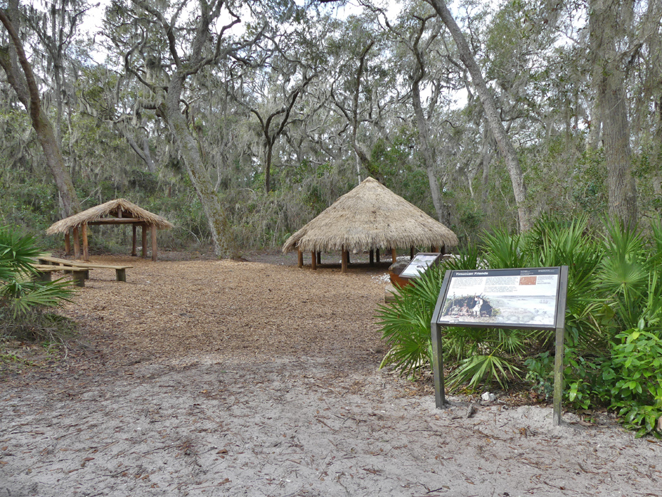 Fort Caroline Grass Huts
