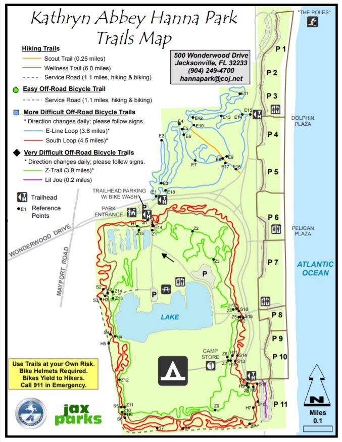 Kathryn Abbey Hanna Park Map